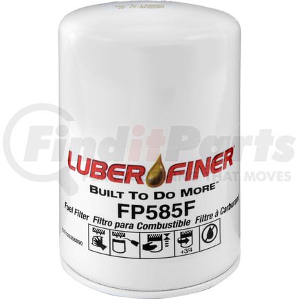 FP585F by LUBER-FINER - Luberfiner FP585F 3" Spin-on Fuel Filter