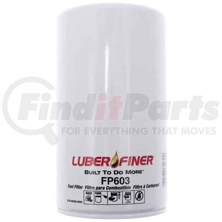 FP603 by LUBER-FINER - Luberfiner FP603 MD/HD Spin-on Fuel Filter