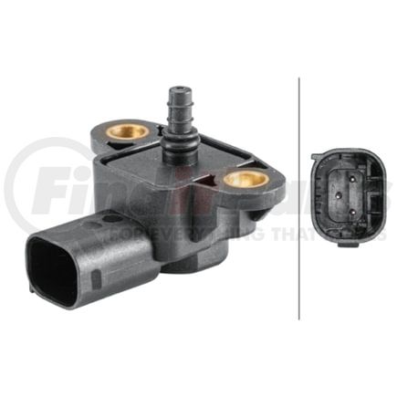 358152271 by HELLA - Sensor, boost pressure - 3-pin connector - Bolted