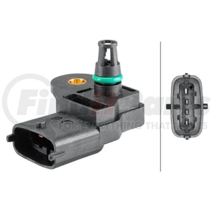 358152321 by HELLA - Sensor, boost pressure - 4-pin connector - Bolted