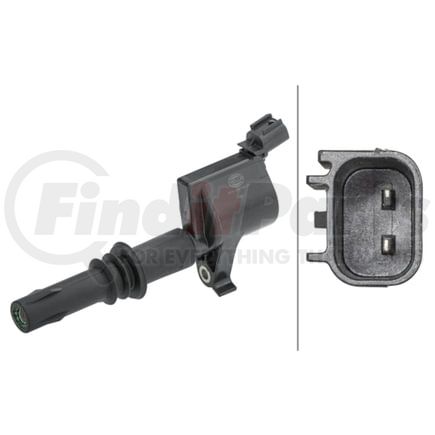 358168561 by HELLA - Ignition Coil - 2-pin connector - Flush-Fitting Pencil Ignition Coils - Bolted