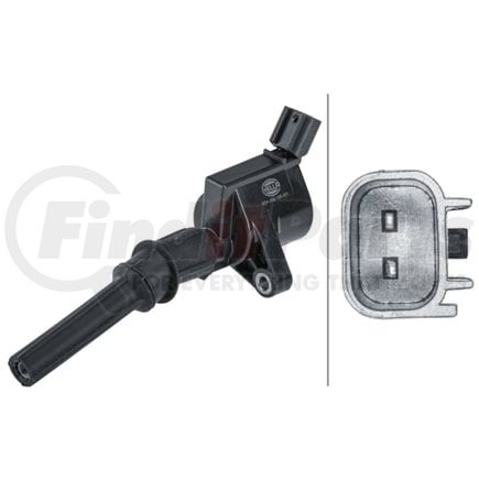 358168321 by HELLA - Ignition Coil - 2-pin connector - Flush-Fitting Pencil Ignition Coils - Bayonet