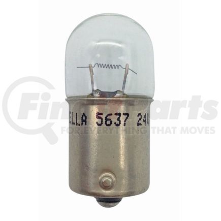 5637TB by HELLA - BULB 5637 24V 10W BA15s B6 8GA