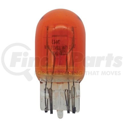 7443A by HELLA - HELLA 7443A Standard Series Incandescent Miniature Light Bulb, 10 pcs