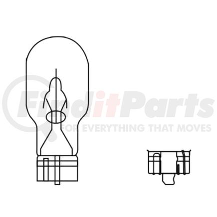 921 by HELLA - Miniature Light Bulb - Standard, 12V, 16W, W2.1 x 9.5d Base, T5, Incandescent