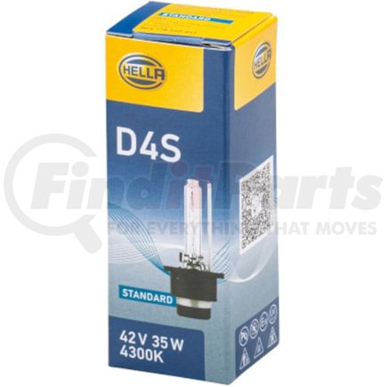 D4S 4300 K by HELLA - HELLA D4S 4300 K Standard Series Xenon Light Bulb