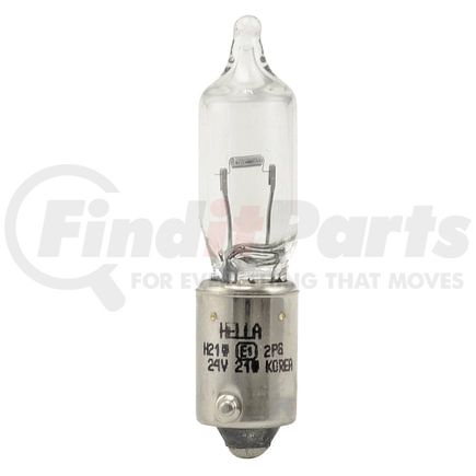 H21W 24V by HELLA - HELLA H21W 24V Standard Series Halogen Miniature Light Bulb, Single