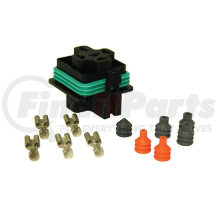 H84709011 by HELLA - RELAY SOCKET MINI 5 TERM HARN(WP) KIT