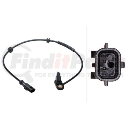 012679171 by HELLA - Sensor, wheel speed - 2-pin connector - Rear - Cable: 610mm