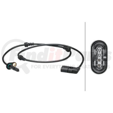 012679411 by HELLA - Sensor, wheel speed - 2-pin connector - Front - Cable: 970mm