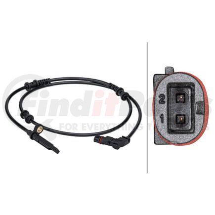 012679481 by HELLA - Sensor, wheel speed - 2-pin connector - Front - Cable: 1010mm