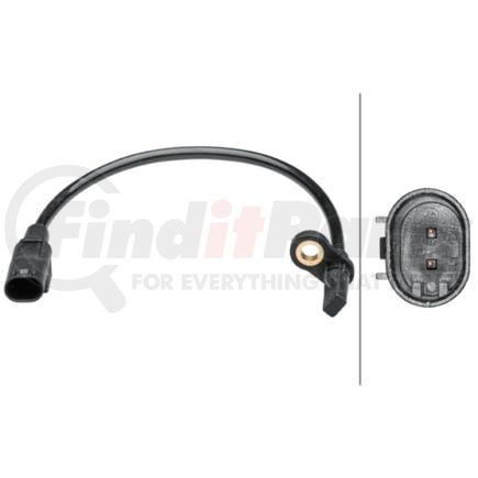 012679551 by HELLA - Sensor, wheel speed - 2-pin connector - Rear - Total Length300mm