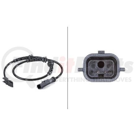 012806231 by HELLA - Wheel Speed Sensor, 12V, 2-Pin Connector, 580mm Cable