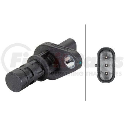 013122791 by HELLA - Sensor, crankshaft pulse - 3-pin connector