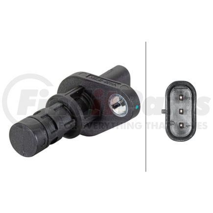 013122791 by HELLA - Sensor, crankshaft pulse - 3-pin connector