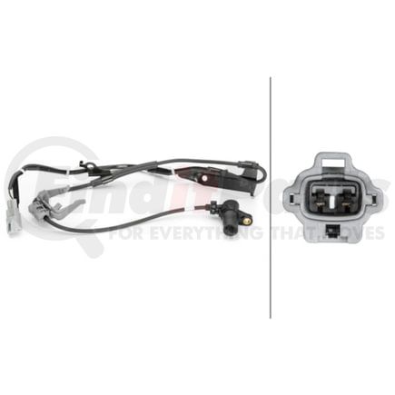 HELLA 230040701 ABS Wheel Speed Sensor ABS Wheel Speed Sensor