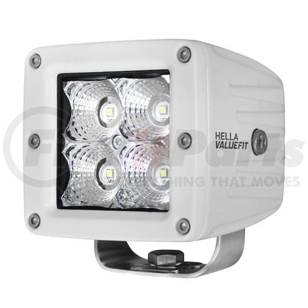 357204041 by HELLA - HVF CUBE 4LED Off Road SNGL PED FLD White MV