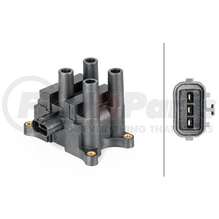 358057851 by HELLA - Ignition Coil