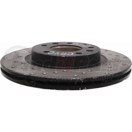 128.45075CR by STOPTECH - StopTech Sport Cryo Cross Drilled Brake Rotor; Front Right