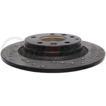 128.61097L by STOPTECH - StopTech Sport Cross Drilled Brake Rotor; Rear Left