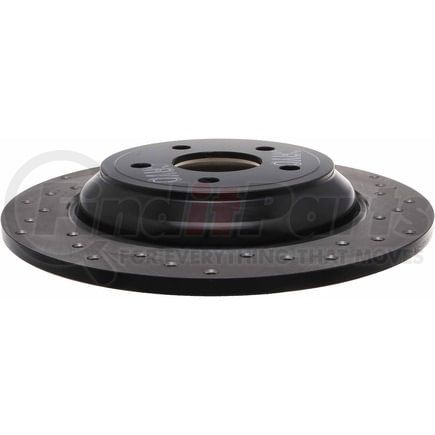 128.61123CL by STOPTECH - StopTech Sport Cryo Cross Drilled Brake Rotor; Front Left