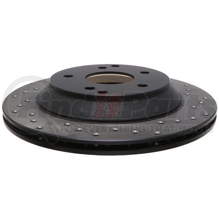 128.62041L by STOPTECH - StopTech Sport Cross Drilled Brake Rotor; Rear Left