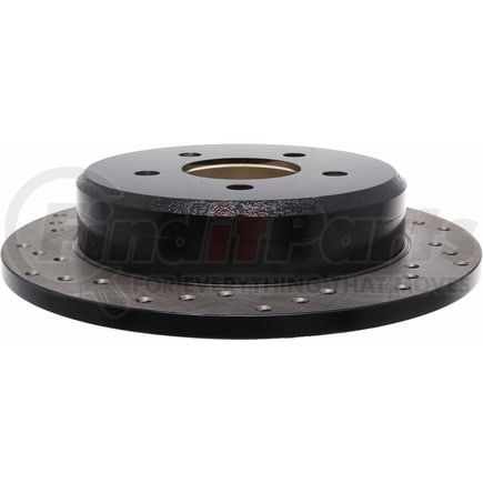 128.65052R by STOPTECH - StopTech Sport Cross Drilled Brake Rotor; Rear Right