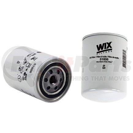 51806 by WIX FILTERS - Engine Oil Filter - Spin-On