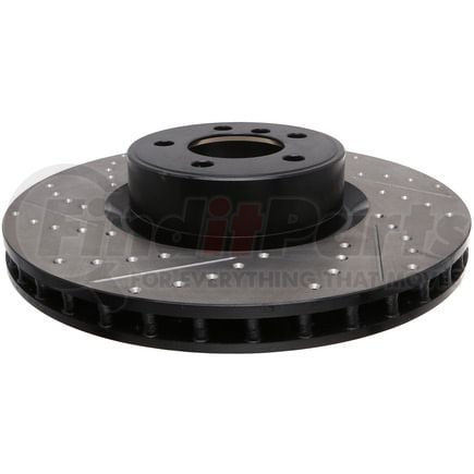 127.22020R by STOPTECH - StopTech Sport Drilled & Slotted Brake Rotor; Front Right