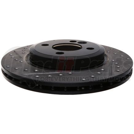127.34099R by STOPTECH - StopTech Sport Drilled & Slotted Brake Rotor; Front Right