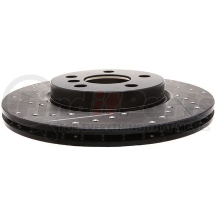 127.34166R by STOPTECH - StopTech Sport Drilled & Slotted Brake Rotor; Front Right
