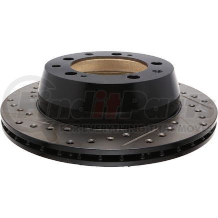 127.37007R by STOPTECH - StopTech Sport Drilled & Slotted Brake Rotor; Rear Right