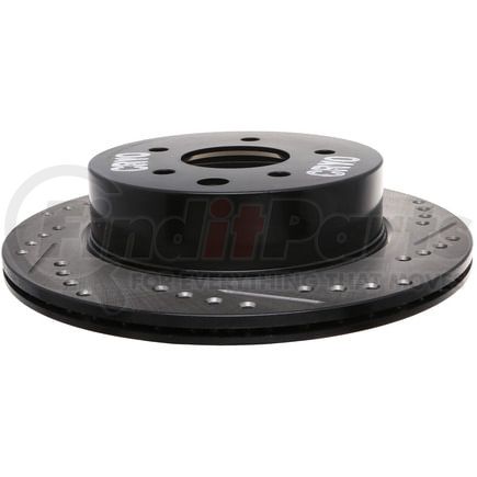 127.42072CL by STOPTECH - StopTech Sport Cryo Drilled & Slotted Brake Rotor; Rear Left