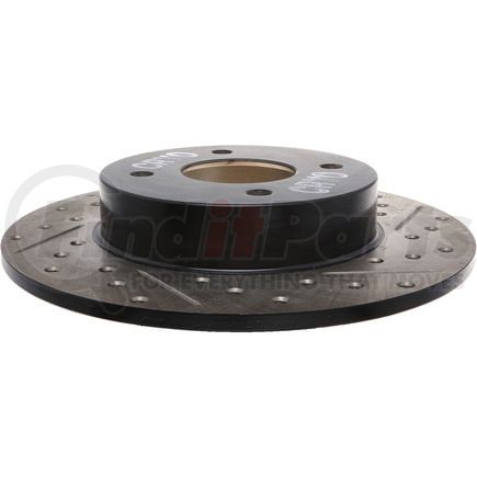 127.42082CL by STOPTECH - StopTech Sport Cryo Drilled & Slotted Brake Rotor; Rear Left