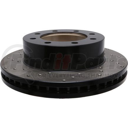 128.65112R by STOPTECH - StopTech Sport Cross Drilled Brake Rotor; Front Right