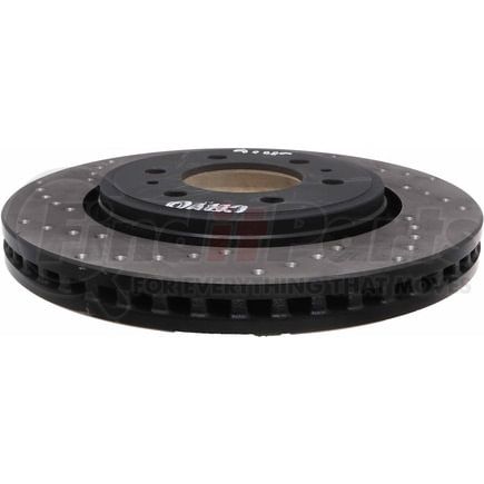 128.65119CR by STOPTECH - StopTech Sport Cryo Cross Drilled Brake Rotor; Front Right