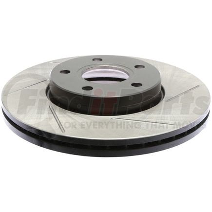 StopTech 126.61100SL Disc Brake Rotor StopTech Sport Slotted Brake Rotor; Front Left