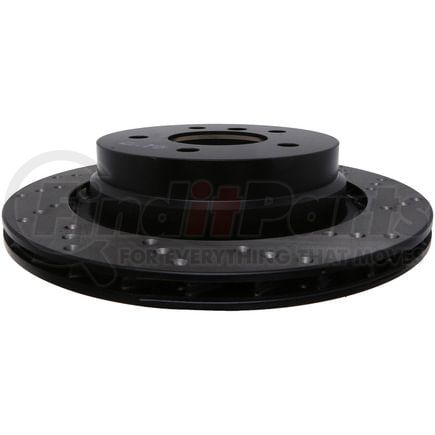 128.34036CL by STOPTECH - StopTech Sport Cryo Cross Drilled Brake Rotor; Rear Left