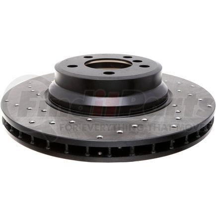 128.34064R by STOPTECH - StopTech Sport Cross Drilled Brake Rotor; Front Right