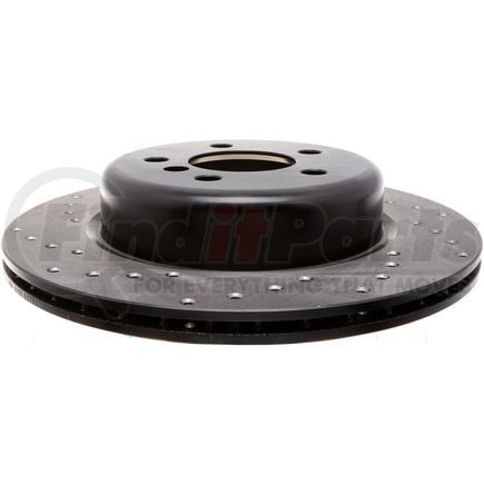 128.34131R by STOPTECH - StopTech Sport Cross Drilled Brake Rotor; Rear Left