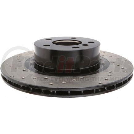 128.34139R by STOPTECH - StopTech Sport Cross Drilled Brake Rotor; Rear Right