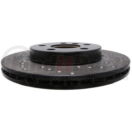 128.34168L by STOPTECH - StopTech Sport Cross Drilled Brake Rotor; Front Left