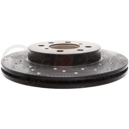 128.40021L by STOPTECH - StopTech Sport Cross Drilled Brake Rotor; Front Left