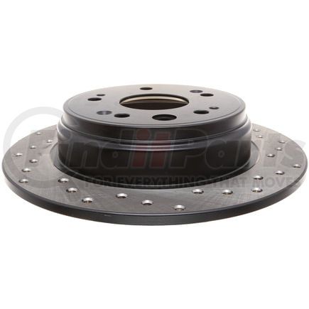 128.40058L by STOPTECH - StopTech Sport Cross Drilled Brake Rotor; Rear Left