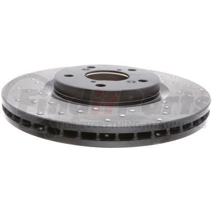128.40069R by STOPTECH - StopTech Sport Cross Drilled Brake Rotor; Front Right