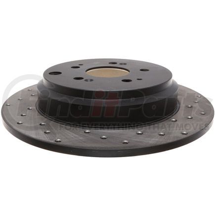 128.40072L by STOPTECH - StopTech Sport Cross Drilled Brake Rotor; Rear Left