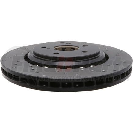 128.40090L by STOPTECH - StopTech Sport Cross Drilled Brake Rotor; Front Left