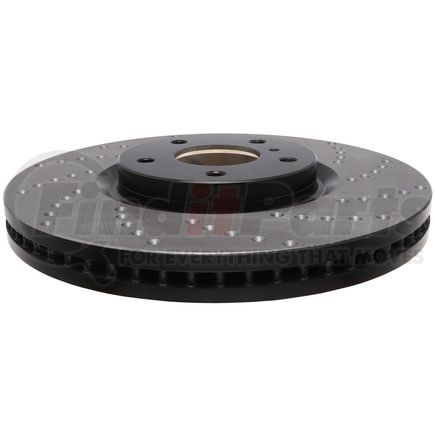 128.42095L by STOPTECH - StopTech Sport Cross Drilled Brake Rotor; Front Left