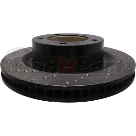 128.44156CR by STOPTECH - StopTech Sport Cryo Cross Drilled Brake Rotor; Front Right