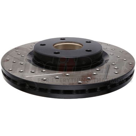 StopTech 127.42118R Disc Brake Rotor StopTech Sport Drilled & Slotted Brake Rotor; Front Right